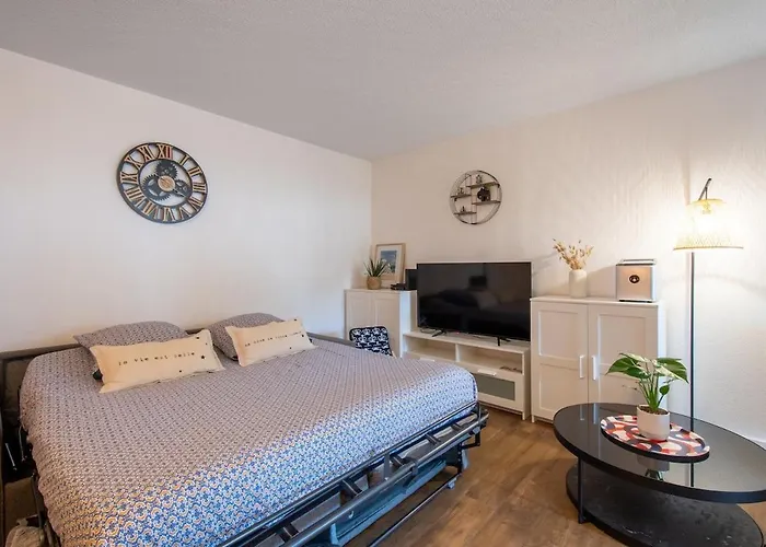 Golf & Ponant Grand 70m2 Wifi, Clim Box Velos, Terrasse, Calme Lejlighed *