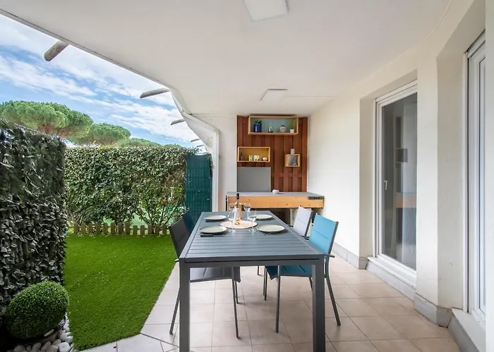 Golf & Ponant Grand 70m2 Wifi, Clim Box Velos, Terrasse, Calme Lejlighed
